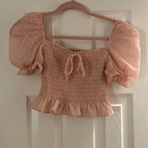 Blush Crop Top